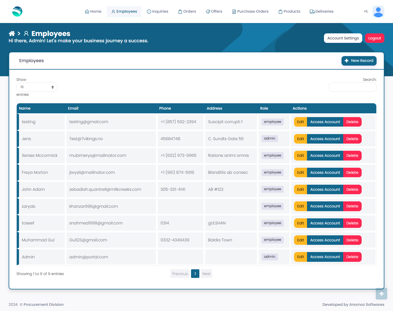  Jens Order Mangement