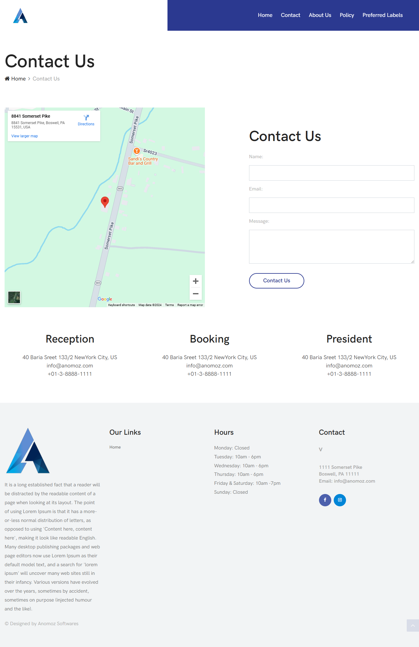  Landing Page