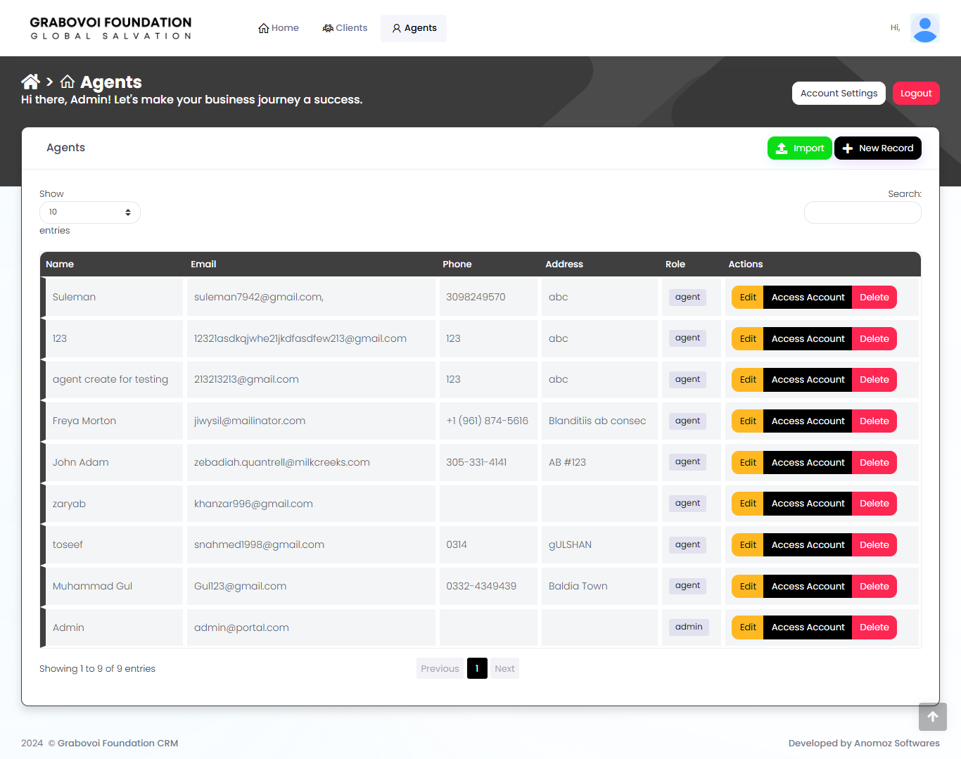  Stefano Education Crm